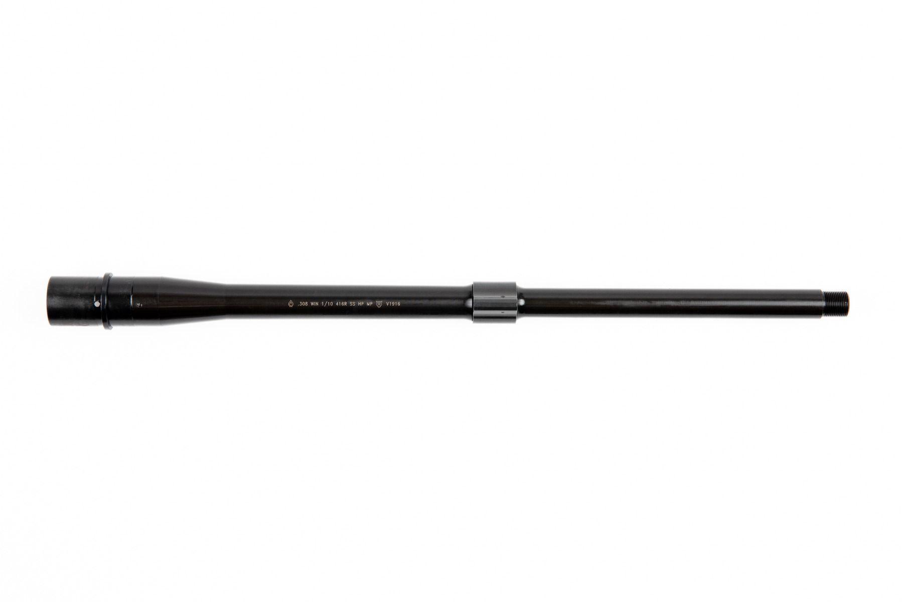 18" .308 BA Hanson Profile Midlength (.875") AR 308 Barrel, Premium Black Series