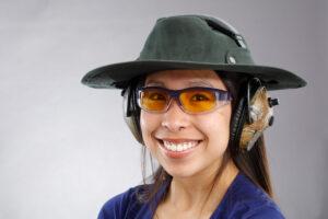 The Kogan! Olive 7 3/8" (59cm) Hearing Protection Hat