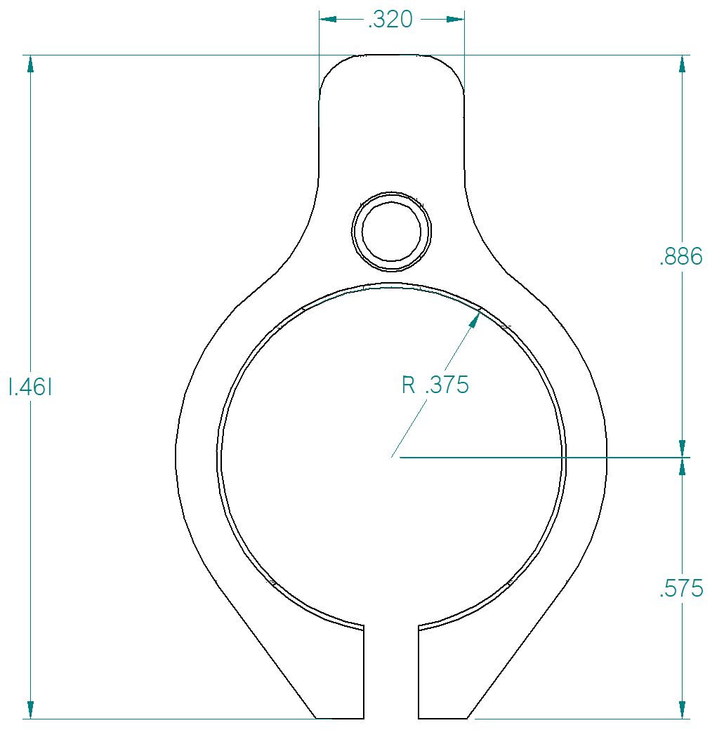BLEM Wojtek Weaponry .750 Arkto Click Adjustable Gas Block - Image 2