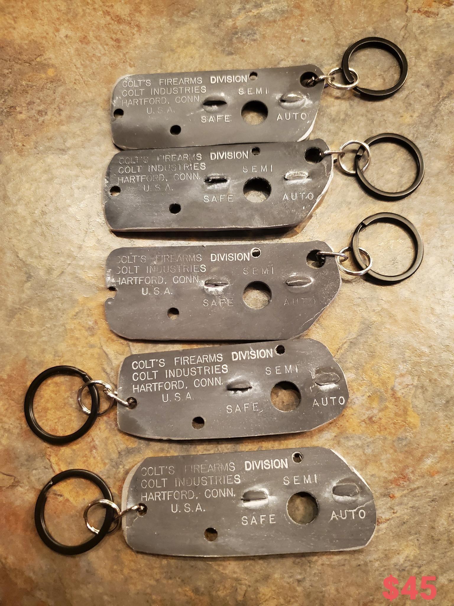 Colt M16A1 Keychain Sideplate, Large