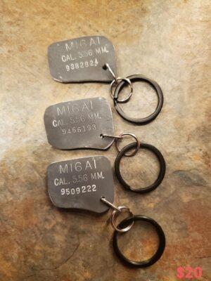 Colt M16A1 Keychain, Tiny Cut