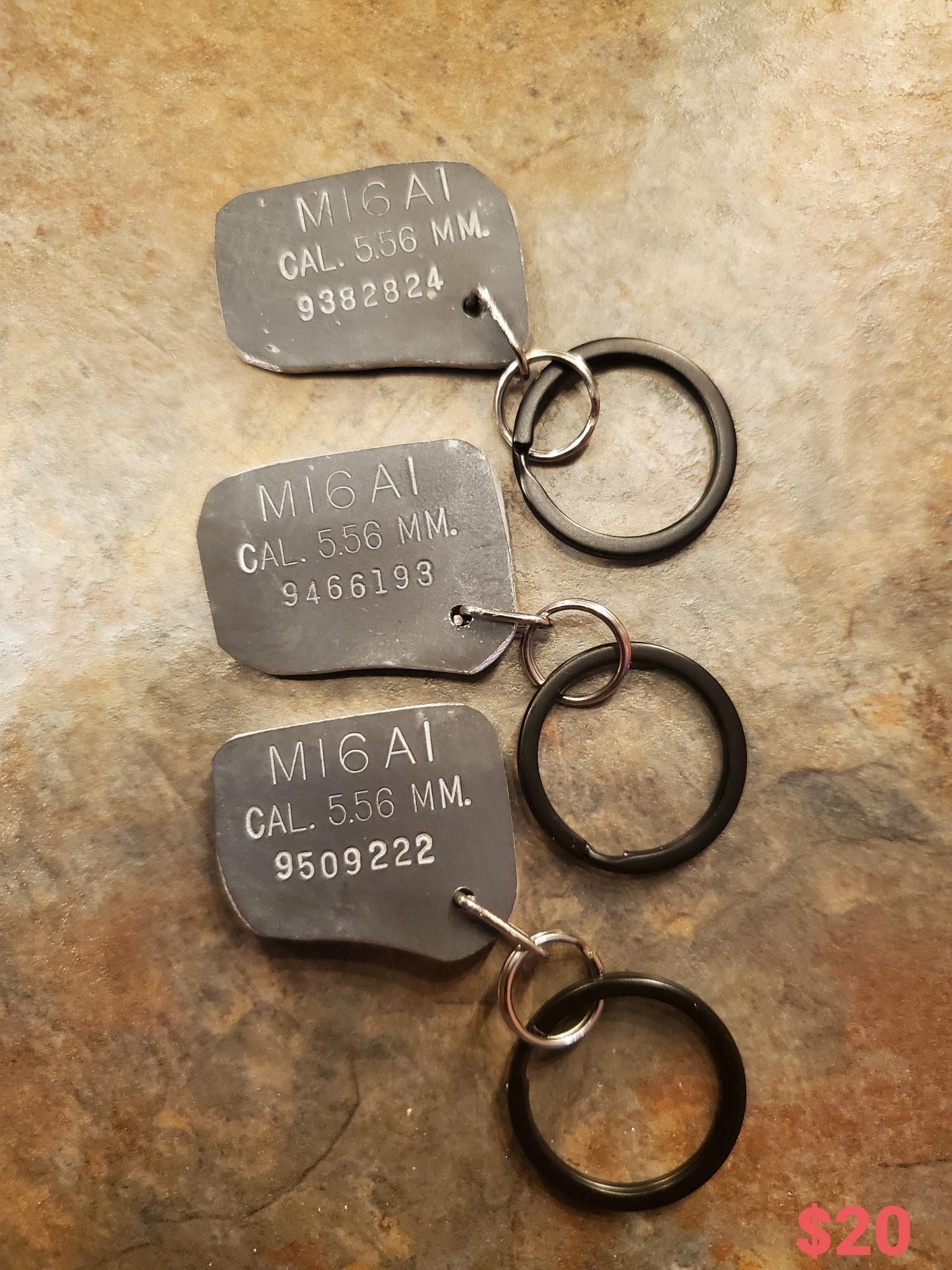 Colt M16A1 Keychain, Tiny Cut