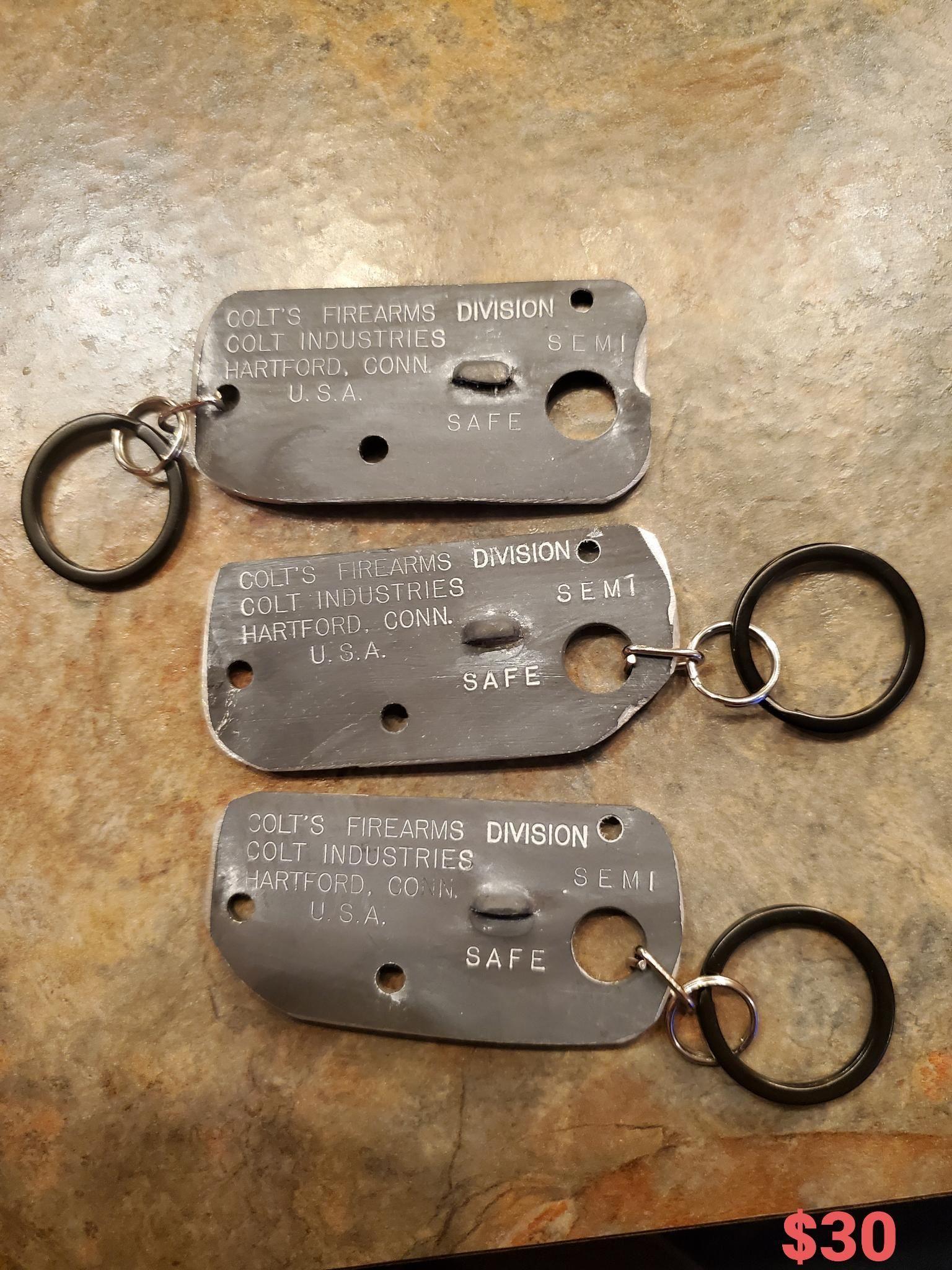 Colt M16A1 Keychain Sideplate, Small