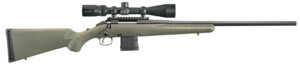 Ruger 26951 American Predator Full Size 223 Rem 10+1 22" Matte Black Threaded Barrel, Matte Black Picatinny Rail Steel Receiver, Moss Green Fixed Synthetic Stock, Vortex Crossfire II 4-12x44mm