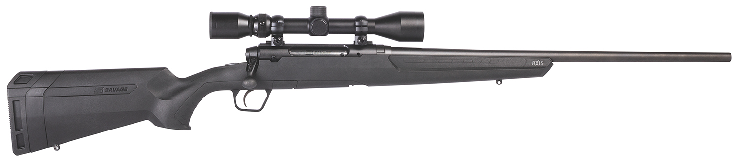 Savage Arms 57256 Axis XP Full Size 223 Rem 4+1 22" Matte Black Sporter Barrel, Matte Black Carbon Steel Receiver Drilled & Tapped, Matte Black Fixed Synthetic Stock, Weaver 3-9x40mm Scope, Right Hand