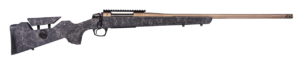 CVA CASCADE L RANGE HUNTER RIB 7MM PRC 24 IN C-KOTE THD 5/8X24 BBL W BRAKE ADJ BLK WEB STOCK 1 MAG