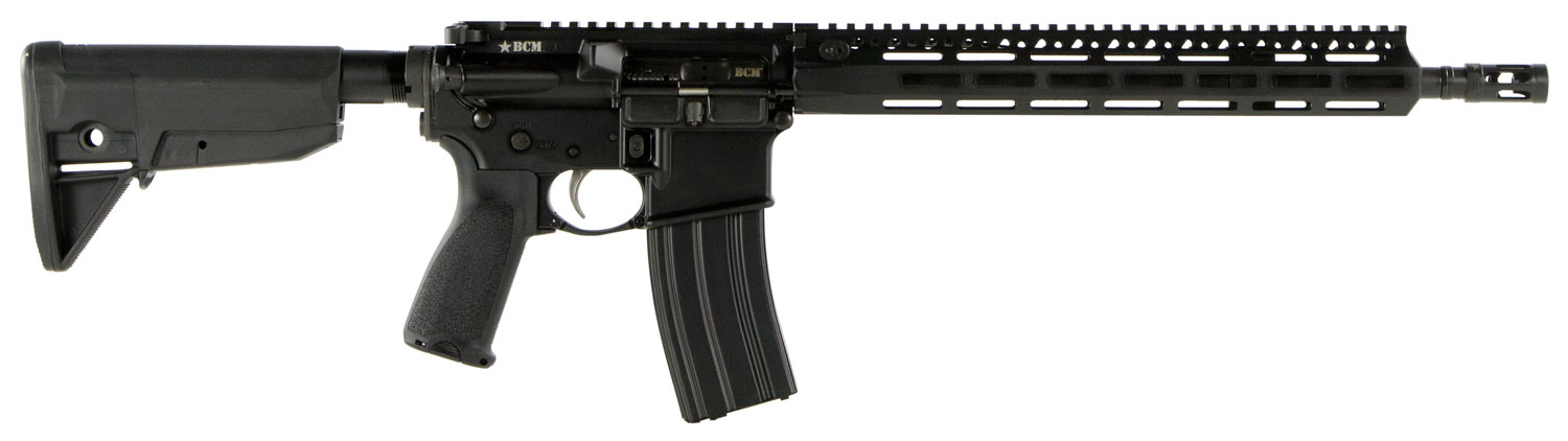 BCM 780750 RECCE-14 MCMR 223 Rem/5.56x45mm NATO 30+1 14.50" Steel Chrome Lined Barrel, Mod 3 Compensator, Anodized 7075-T6 Aluminum Receiver, Synthetic 6 Position Stock, Ambidextrous Safety