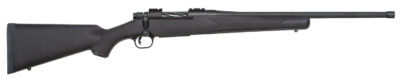 Mossberg 28013 Patriot  Full Size 450 Bushmaster 4+1 20" Matte Blued Fluted Threaded Barrel, Drilled & Tapped Matte Blued Stainless Steel Receiver, Black Fixed Synthetic Stock, Right Hand