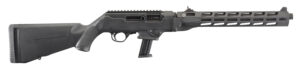 Ruger 19115 PC Carbine  9mm Luger 17+1 16.12" Threaded/Fluted Barrel, Type III Hard Coat Anodized Aluminum Receiver, M-LOK Accessory Slots, Optics Ready