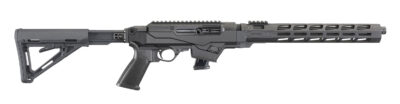 Ruger 19124 PC Carbine  9mm Luger 10+1 16.12" Threaded/Fluted Barrel, Type III Hard Coat Anodized Aluminum Alloy Receiver, Magpul 6 Position MOE Stock, M-LOK Accessory Slots, Optics Ready