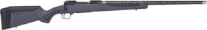 Savage Arms 57583 110 UltraLite Full Size 6.5 PRC 2+1 24" Carbon Fiber Threaded Barrel, Black Melonite Drilled & Tapped Stainless Steel Receiver, Adj AccuStock Gray Synthetic Stock, Right Hand