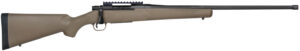 Mossberg 28090 Patriot  6.5 PRC Caliber with 4+1 Capacity, 24" Threaded/Fluted Barrel, Matte Blued Metal Finish & Flat Dark Earth Synthetic Stock Right Hand (Full Size)