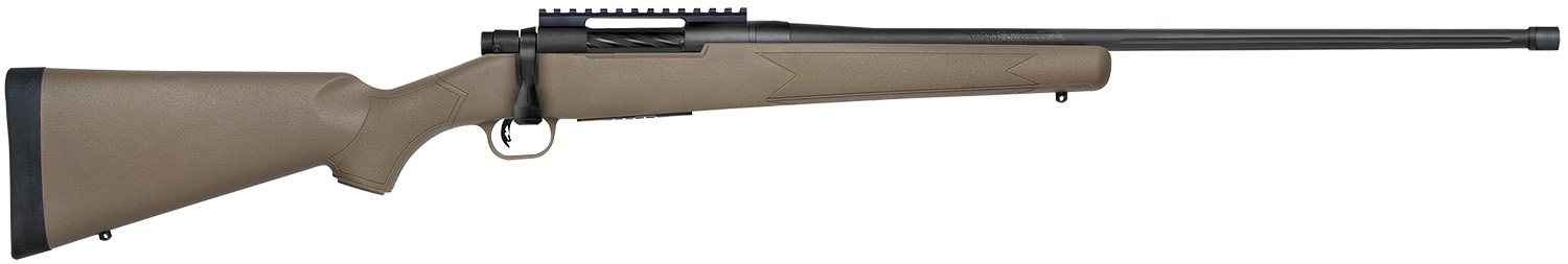 Mossberg 28090 Patriot  6.5 PRC Caliber with 4+1 Capacity, 24" Threaded/Fluted Barrel, Matte Blued Metal Finish & Flat Dark Earth Synthetic Stock Right Hand (Full Size)