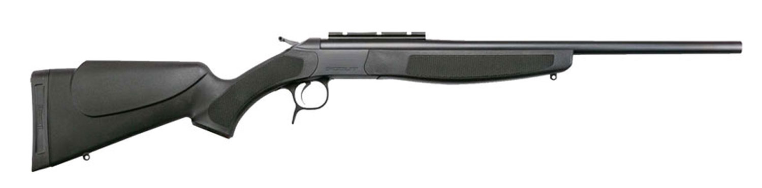 CVA CR4817 Scout  Full Size 350 Legend 1 Shot 20" Matte Blued Steel Barrel & Receiver, Black Fixed Synthetic Stock, Right Hand