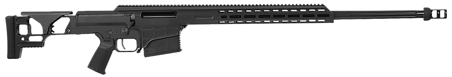 Barrett 18511 MRAD 300 Win Mag 26" 10+1 Black Cerakote Black Fixed Adjustable Comb Stock Black Polymer Grip Right Hand