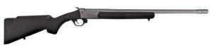 Traditions CR451130T Outfitter G3 Full Size 450 Bushmaster 1rd 22" Stainless Cerakote Fluted Threaded Barrel, Drilled & Tapped Steel Receiver, Fixed Black Synthetic Stock, Right Hand