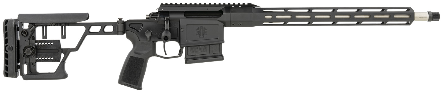 Sig Sauer CROSS30816B Cross  308 Win 5+1 16" Barrel, Black Anodized Metal Finish, Black Sig Precision Adjustable Folding Stock, Curved 2 Stage Match Trigger, Black Polymer Grip