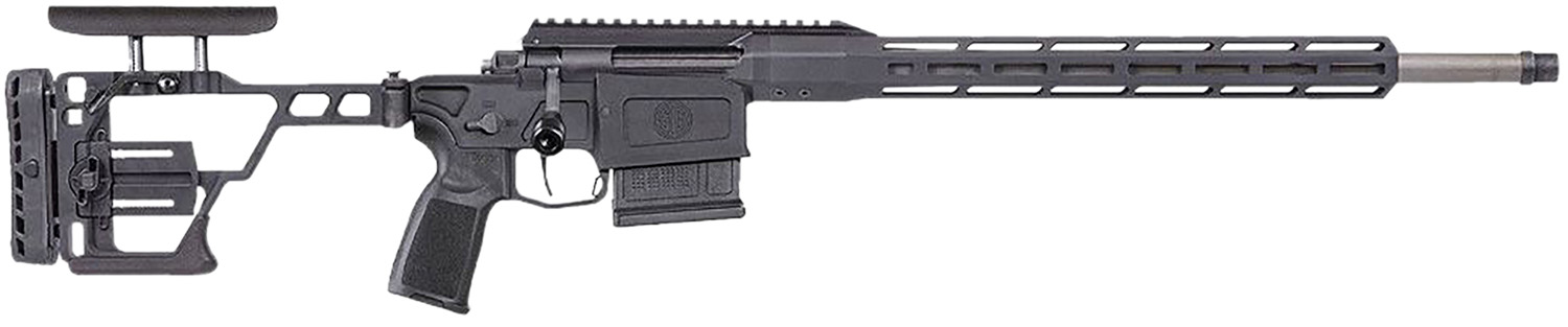 Sig Sauer CROSS6518B Cross  6.5 Creedmoor 5+1 18" Barrel, Black Anodized Metal Finish, Black Sig Precision Adjustable Folding Stock, Curved 2 Stage Match Trigger, Black Polymer Grip