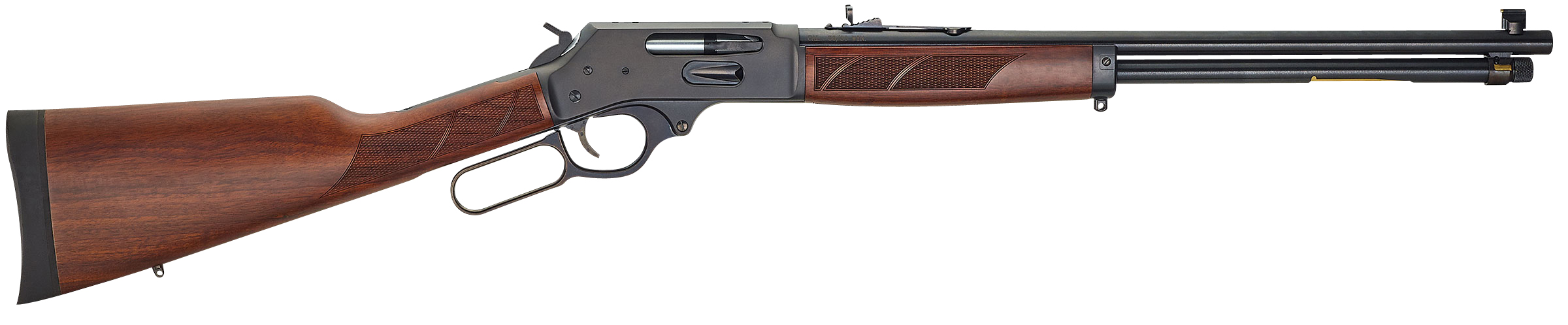 Henry H009G Side Gate Full Size 30-30 Win 5+1 20" Blued Steel Barrel, Blued Steel Receiver, American Walnut Stock Right Hand