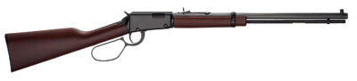 Henry H001TL Frontier Large Loop Full Size 22 Long/22 LR/22 Short/ 16 LR/21 Short, 20" Blued Octagon Barrel, 3/8" Grooved Black Steel Receiver, American Walnut Fixed