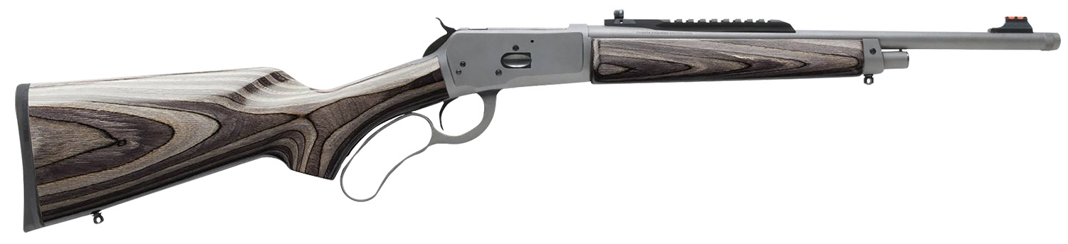 Chiappa Firearms 920409 Wildlands 1892 Full Size 44 Mag 5+1 16.50" Mystikote Dark Gray Steel Barrel, Mystikote Dark Gray Picatinny Rail Steel Receiver, Fixed Gray Laminate Stock