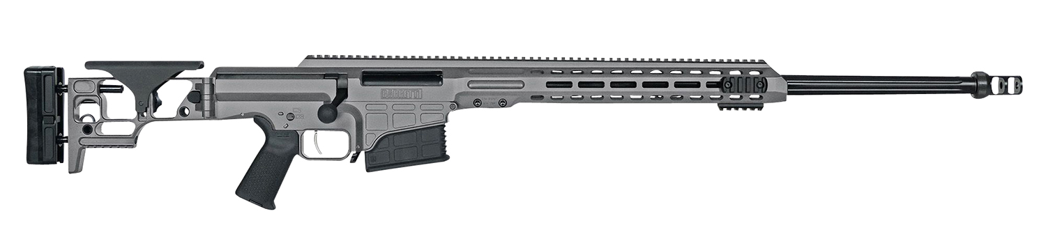 Barrett 18498 MRAD 6.5 Creedmoor 24" 10+1 Tungsten Gray Cerakote Gray Fixed Adjustable Comb Stock Black Polymer Grip Right Hand
