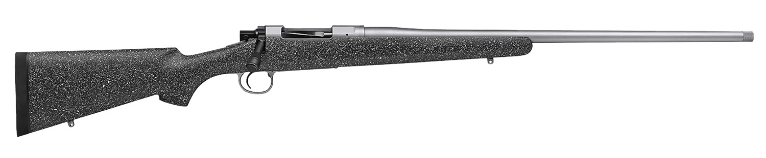 Nosler 40621 M21  28 Nosler 3+1 24" Barrel, Stainless Steel Nitride Metal Finish, Gray Speckled Black All-Weather Epoxy Stock