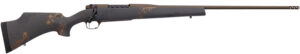 Weatherby MCU03N243NR4B Mark V Camilla Ultra Lightweight Compact 243 Win 4+1 22" Barrel, Midnight Bronze Cerakote Metal Finish, Black with Smoke/Gold Sponge Accents Monte Carlo Stock