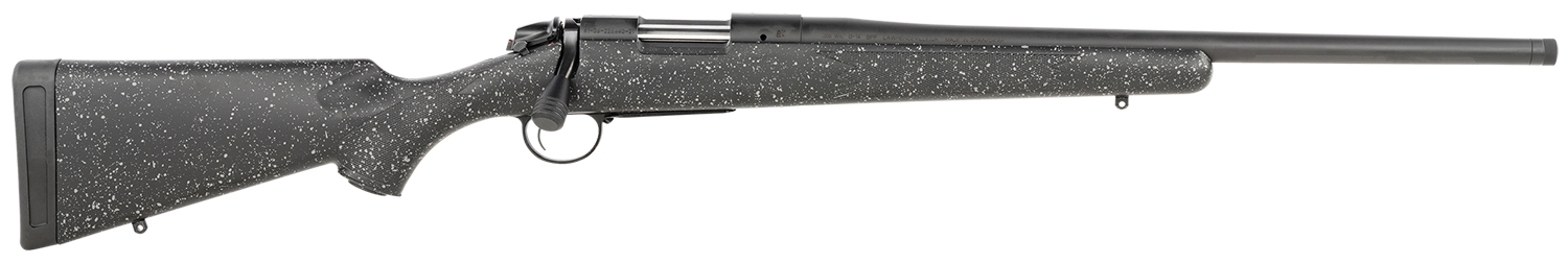 Bergara Rifles B14S501C B-14 Ridge 308 Win 4+1 20" Graphite Black Cerakote Barrel, Graphite Black Cerakote Steel Receiver, Gray Speckled Black Fixed American Style Stock, Right Hand