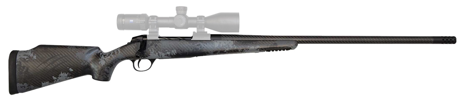 Fierce Firearms FCRG68W24BBO CT Rage  6.8 Western Caliber with 3+1 Capacity, 24" Carbon Fiber Barrel, Black Cerakote Metal Finish & Blackout Camo Fixed Fierce Tech C3 Stock, Right Hand (Full Size)