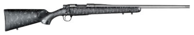 Christensen Arms CA10280H13211 Mesa  6.5 Creedmoor 4+1 22" Threaded Barrel, Tungsten Gray Cerakote, Black with Gray Webbing Stock