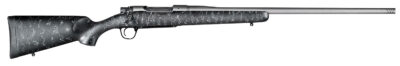 Christensen Arms CA10280214411 Mesa  300 Win Mag 3+1 24" Threaded Barrel, Tungsten Gray Cerakote, Black with Gray Webbing Stock