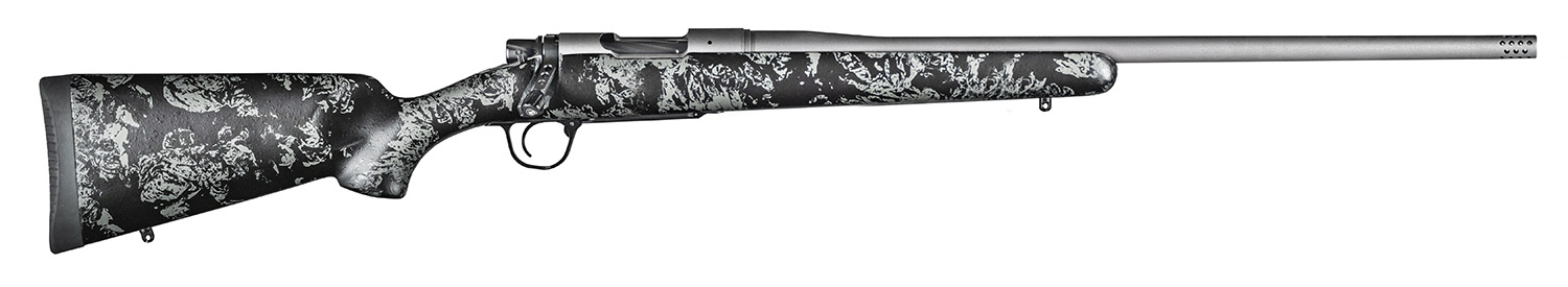 Christensen Arms 8010107400 Mesa FFT 6.5 PRC 4+1 20" Threaded Barrel, Tungsten Gray Cerakote, Black with Gray Webbing Stock