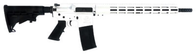 Great Lakes Firearms GL15223WHT AR-15  223 Wylde 16" 30+1, White Rec, Black Stock & Grip