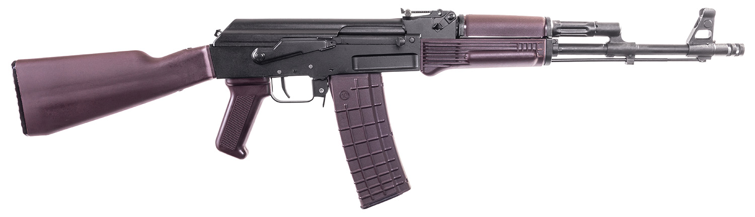 Arsenal SAM567PM SAM5 5.56x45mm NATO 30+1 16.30" Matte Black Steel Threaded Barrel, Matte Black Scope Rail Steel Receiver, Polymer Handguard, Fixed Plum Synthetic Stock & Polymer Grip