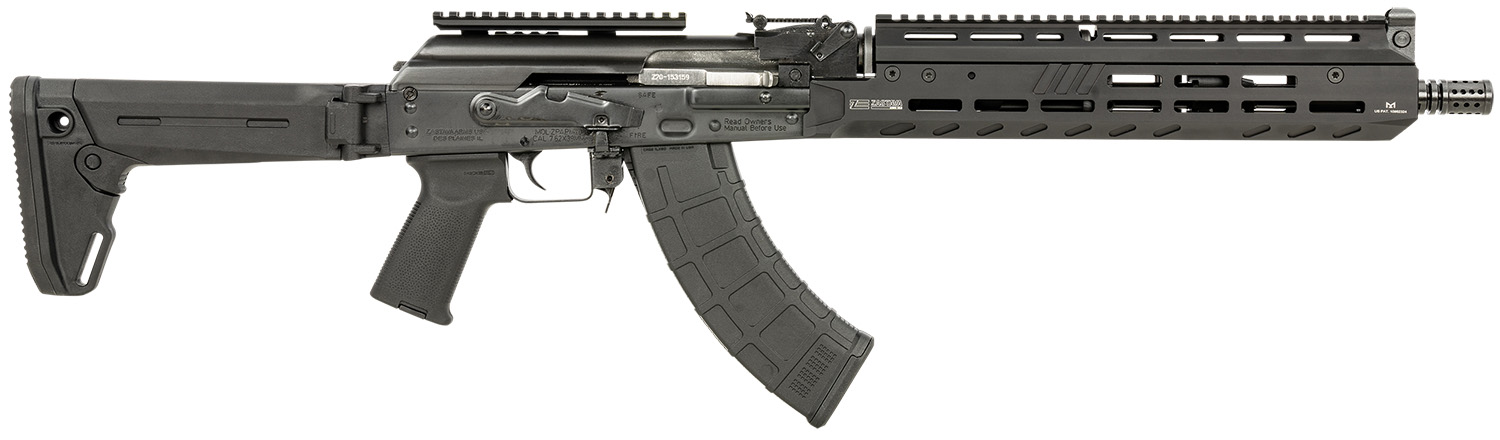 Zastava Arms Usa ZR7762XR ZPAPM70 7.62x39mm 30+1 16.30" Black Chrome Lined Barrel, Black M-LOK Handguard, Black Synthetic Magpul Zhukov Side Folder Stock, Black Magpul AK Grip