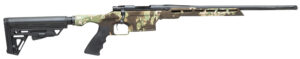 Howa HMXL350KAC M1500 Mini Excel Lite 350 Legend 3+1 16.25" Blued Heavy Threaded Barrel, Blued Drilled & Tapped M-LOK Handguard, Kratos Camo Synthetic Adj Luth-AR Stock, Black Polymer Grip, Right Hand