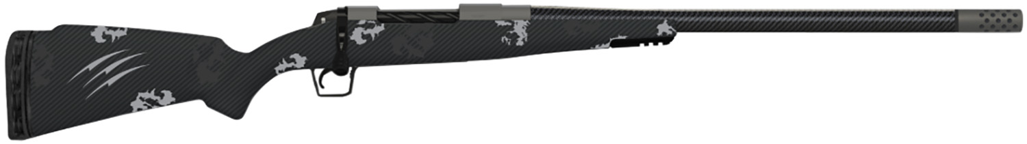 Fierce Firearms TROG300WIN22GP CT Rogue  300 Win Mag 3+1 22" Carbon Fiber Barrel, Glacier Cerakote Titanium Rec, Phantom Camo Rogue Stock