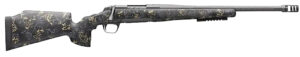 Browning 035584288 X-Bolt Pro McMillan LR SPR 28 Nosler 3+1 22" Fluted, Carbon Gray Barrel/Rec, Sonora Carbon Ambush Camo Fixed McMillan Game Warden 2.0 Stock, Recoil Hawg Muzzle Brake