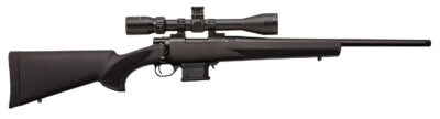 Howa HMA60804BGP M1500 Mini Action Compact 6mm ARC 5+1 20" Black Steel Barrel, Black Drilled & Tapped Steel Receiver, Black Fixed HTI Synthetic Stock, Nikko Stirling GamePro 4-12x40mm