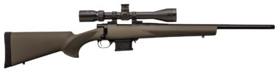 Howa HMA60804GGP M1500 Mini Action Compact 6mm ARC 5+1 20" Black Steel Barrel, Black Drilled & Tapped Steel Receiver, OD Green Fixed HTI Synthetic Stock, Nikko Stirling GamePro 4-12x40mm