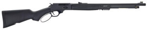 Henry H009X-360BH X Model  Full Size 360 Buckhammer 5+1 21.37" Blued Steel Barrel, Blued Drilled & Tapped Stainless Steel Receiver, Fixed Black Synthetic Stock, Right Hand