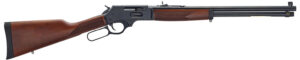 Henry H009G-360BH Side Gate  Full Size 360 Buckhammer 5+1 20" Blued Stainless Steel Barrel, Blued Drilled & Tapped Stainless Steel Receiver, Fixed American Walnut Stock, Right Hand