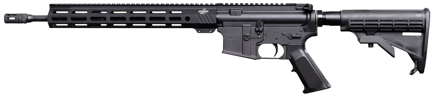 Bushmaster 1010017BLK QRC II 5.56x45mm NATO 10+1 16", Black, Collapsible Carbine Stock, A2 Grip, 14" M-LOK Handgaurd