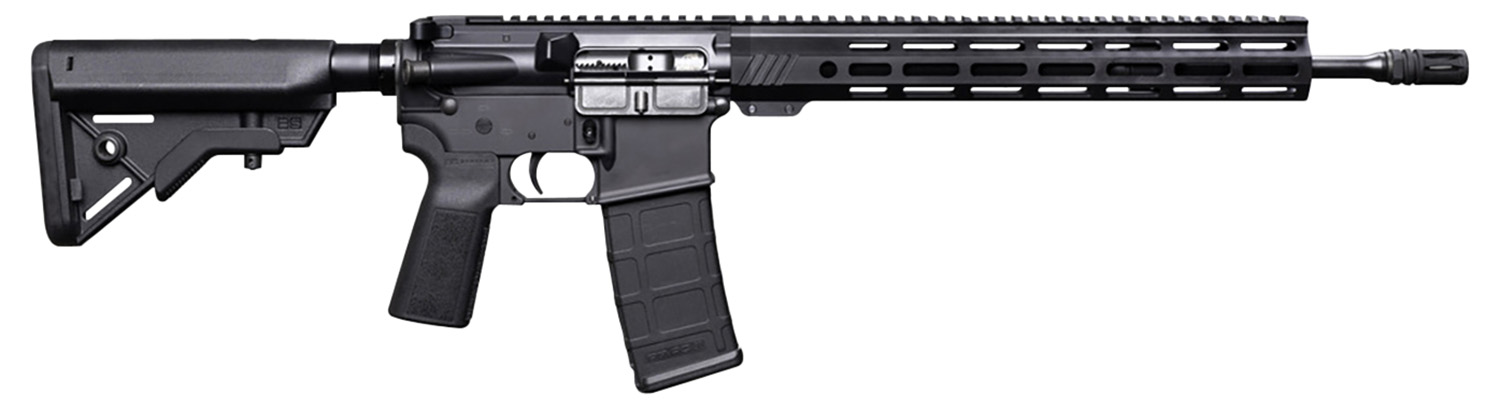 Bushmaster 0010018BLK QRC II Pro 5.56x45mm NATO 30+1 16" Threaded Barrel, B5 Sytems Bravo Stock & Type P-Grip, 14" M-LOK Handguard