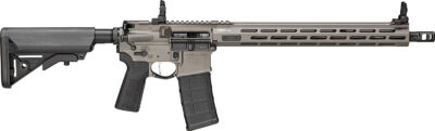 Springfield Armory STV916556TB5 SAINT Victor 5.56x45mm NATO 30+1 16" CMV Melonite Barrel, Tungsten Gray Rec, B5 Systems SOPMOD Stock/Type 23 P-Grip, 15" M-Lok Handguard, Flat GI Trigger
