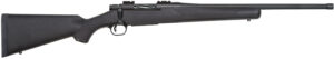 Mossberg 28175 Patriot  Full Size 400 Legend 4+1 20" Matte Blued Threaded Barrel, Matte Blued Drilled & Tapped Stainless Steel Receiver, Fixed Black Synthetic Stock, Right Hand