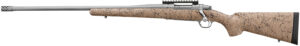 Ruger 57161 Hawkeye FTW Hunter Full Size 6.5 Creedmoor 4+1 22" Matte Stainless Threaded Barrel, Stainless Steel Receiver w/Picatinny Rail, Speckled Tan/Black HS Precision Synthetic Stock, Left Hand