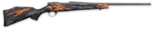 Weatherby VYH308NR2B Vanguard Compact Hunter 308 Win 5+1 20", Tungsten Gray Barrel/Rec, Black w/Gray & Orange Sponge Accents Monte Carlo Stock, Accubrake Muzzle Brake