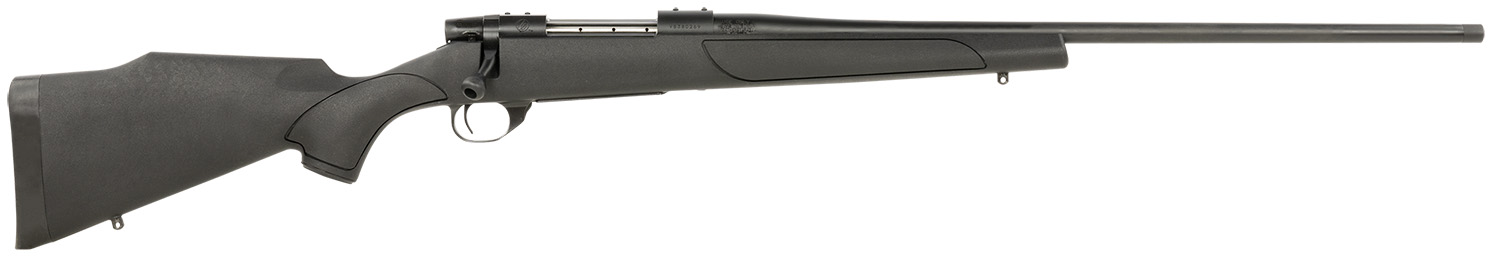 Weatherby VTX7MMRR4T Vanguard Obsidian Full Size 7mm Rem 3+1 24" Blued #2 Contour Threaded Barrel, Blued Drilled & Tapped Steel Receiver, Black Monte Carlo Synthetic Stock